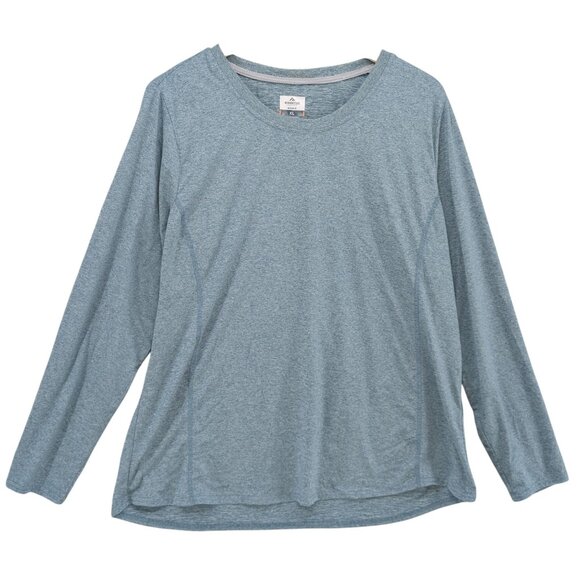 Ridgecut Toughwear Athletic Tee Womens Teal Long Sleeve Wicking T Shirt Size XL - Picture 1 of 7